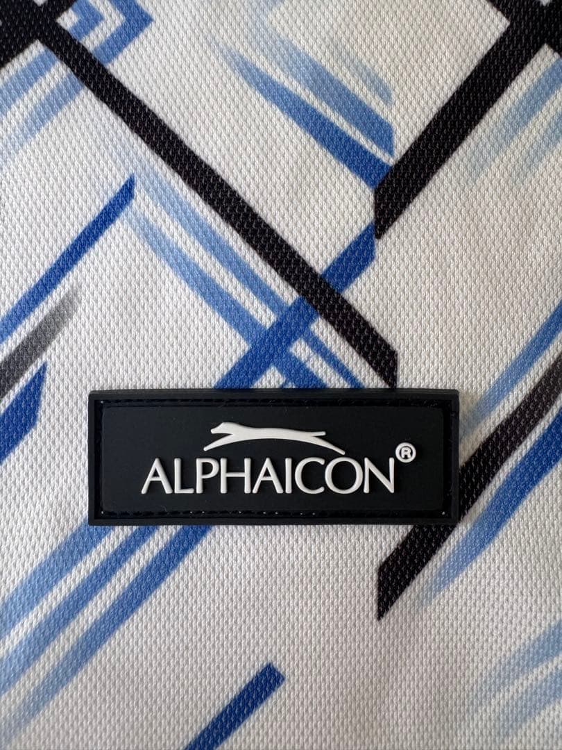 ALPHAICON 犬服 1L 青と黒の幾何学模様