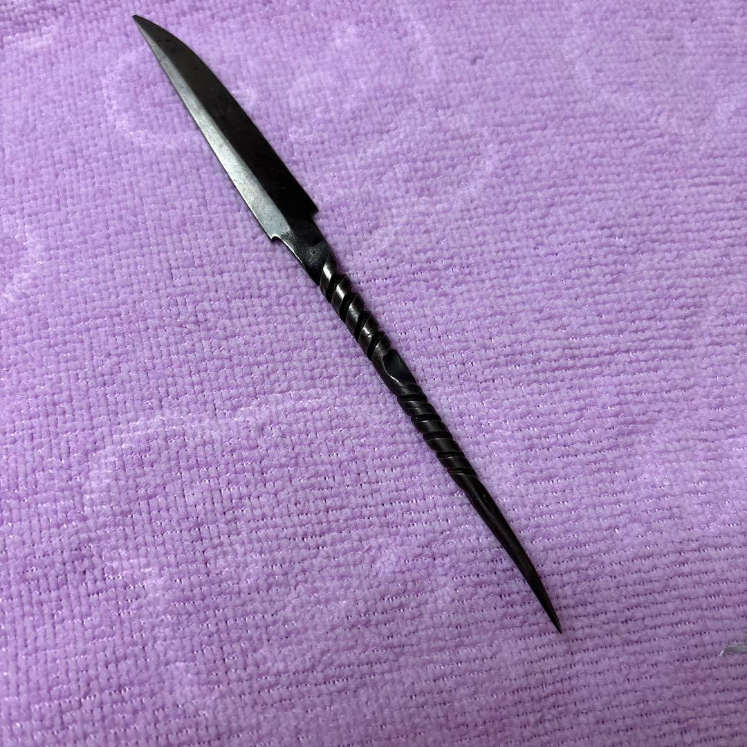 金属製 ペーパーナイフ ツイストハンドル