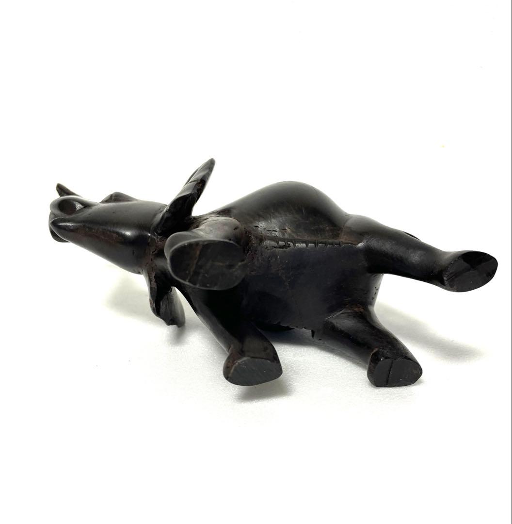 vintage 象　置物 wooden figure/ornament