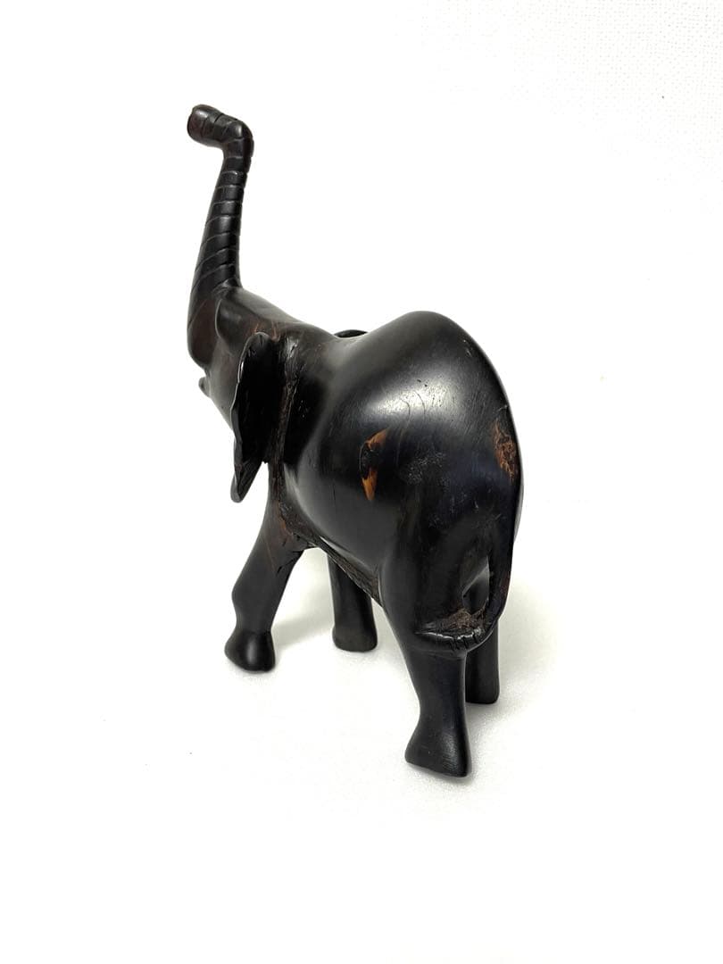 vintage 象　置物 wooden figure/ornament