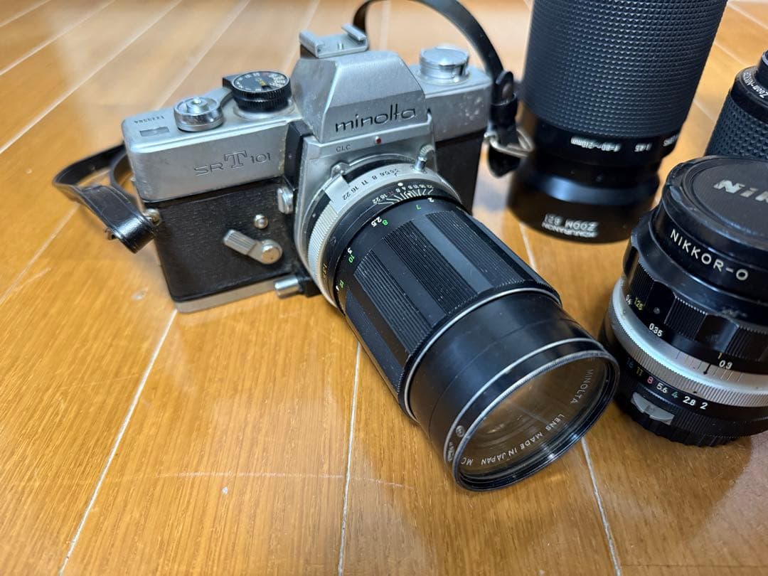 ミノルタ フィルムカメラ SRT101 Nikon レンズ いろいろ まとめ