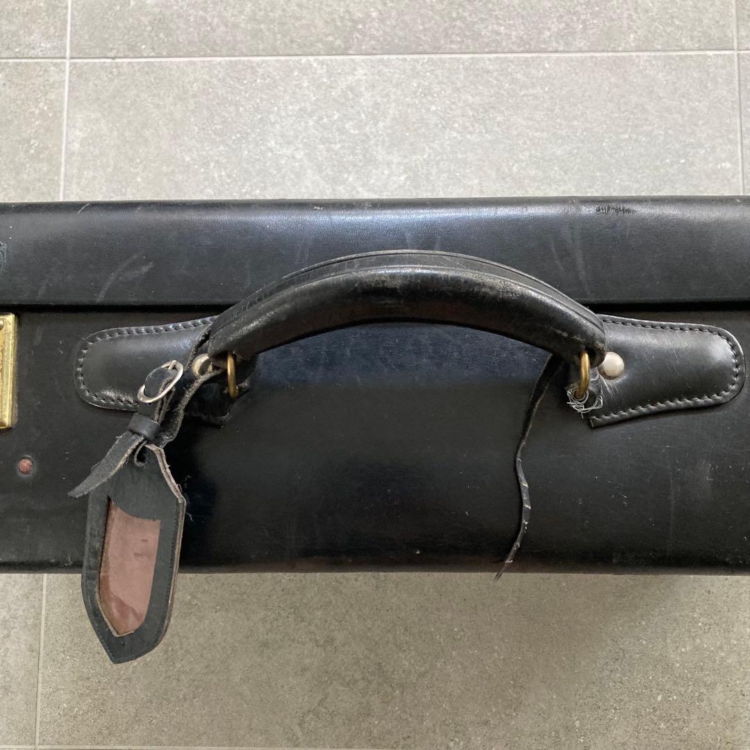 ヴィンテージ レザー トランクケース トランクバッグ レトロ雑貨 古道具