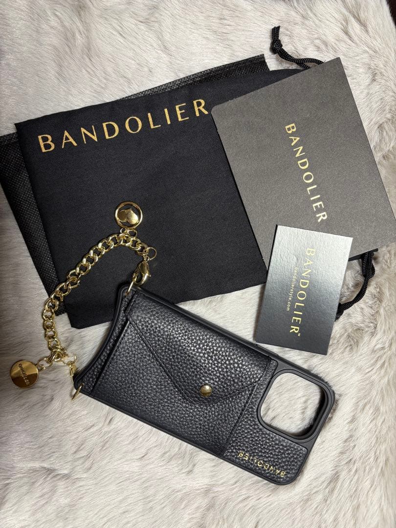 【☆お値下げ☆】BANDOLIER ブラック iPhoneケース