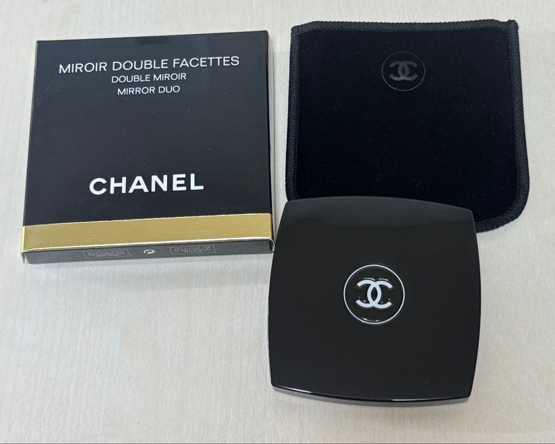 【新品・ギフト包装】CHANEL シャネル ダブルミラー 手鏡 限定チャーム付