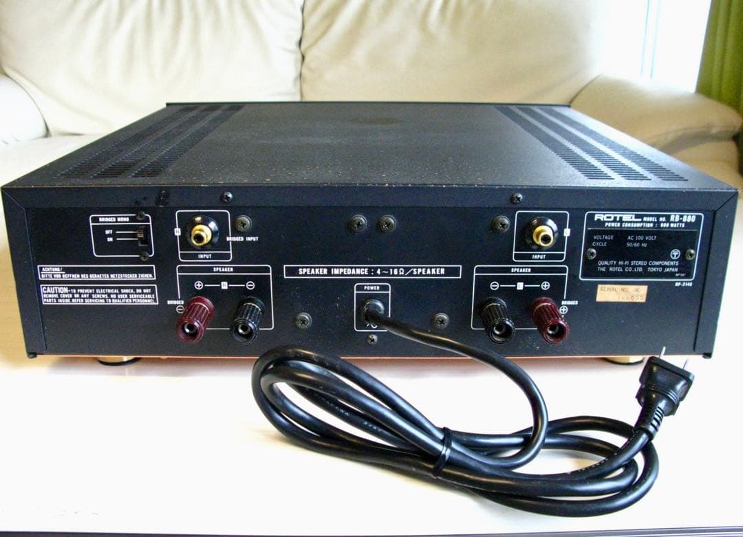 ROTEL RB-880 MkIII / ローテル パワーアンプ 動作品