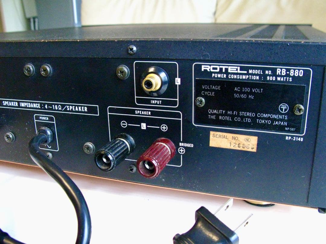 ROTEL RB-880 MkIII / ローテル パワーアンプ 動作品