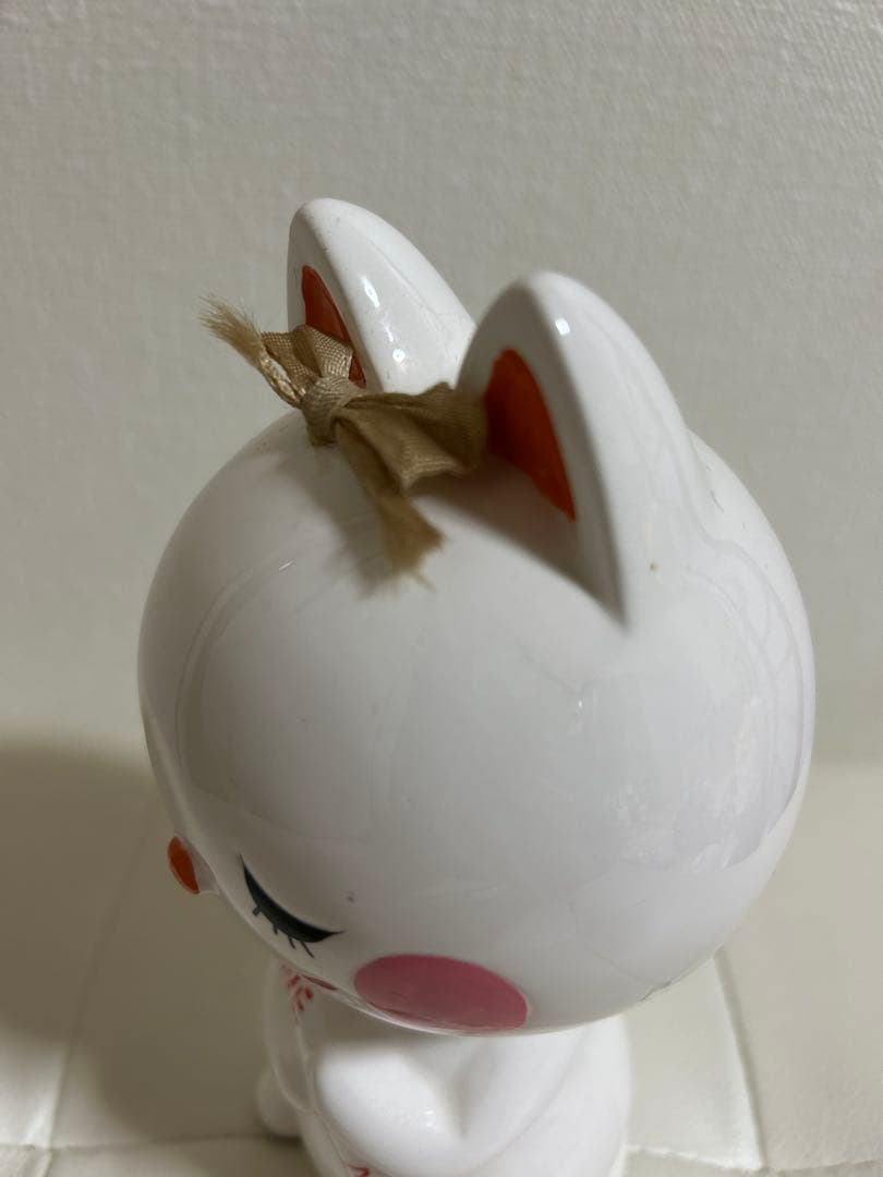 モ*)様 内藤ルネ 貯金箱 ねこ 陶器製