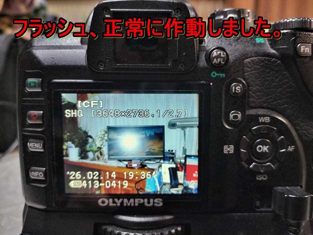 希少品OLYMPUS E-510 ダブルズームセット★社外バッテリーグリップ付！