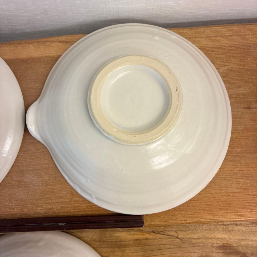 新品　陶器　陶芸作家　不揃い片口鉢3個　463