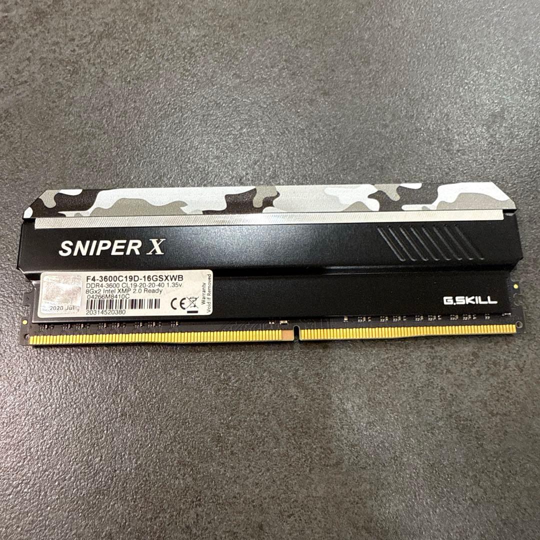 G.SKILL SNIPER X DDR4 3600MHz 8GB×4枚セット