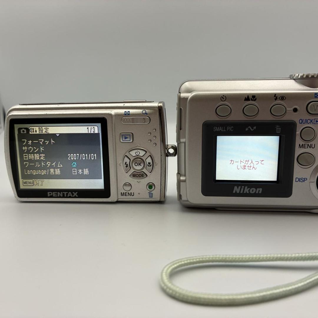 coolpix 2000 optio M30 コンデジ 通電確認済 ジャンク