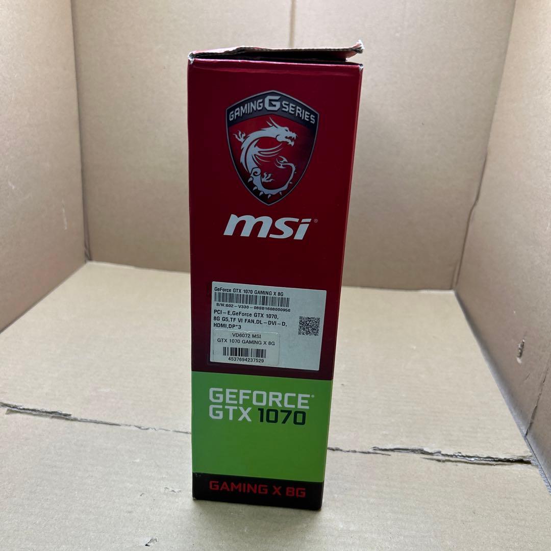 グラフィックボード・グラボ・ビデオカード MSI GeForce GTX 1070 GAMING X 8G