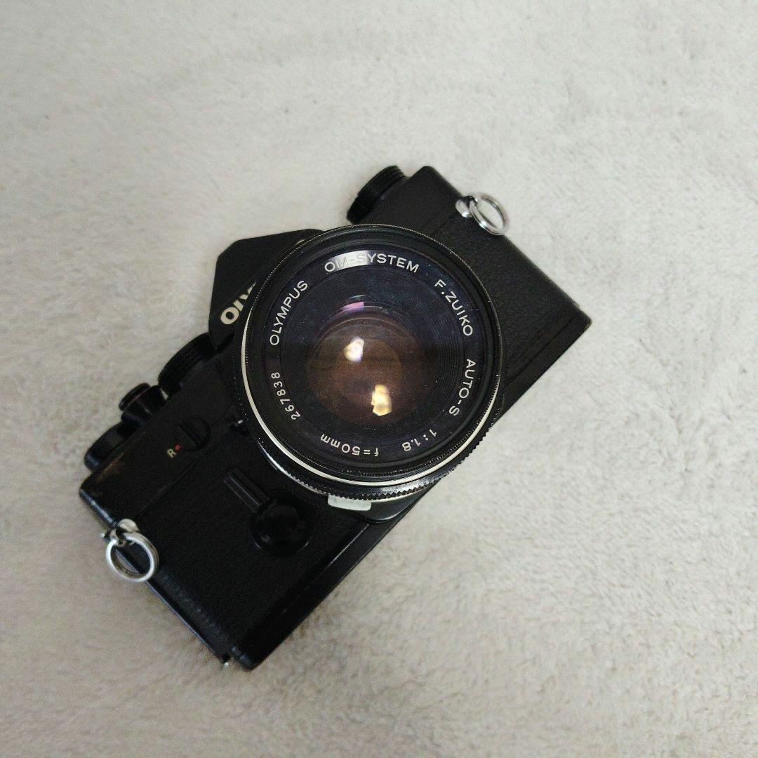 【美品】OLYMPUS OM-1 F.ZUIKO50mmf1.8露出OKケース付