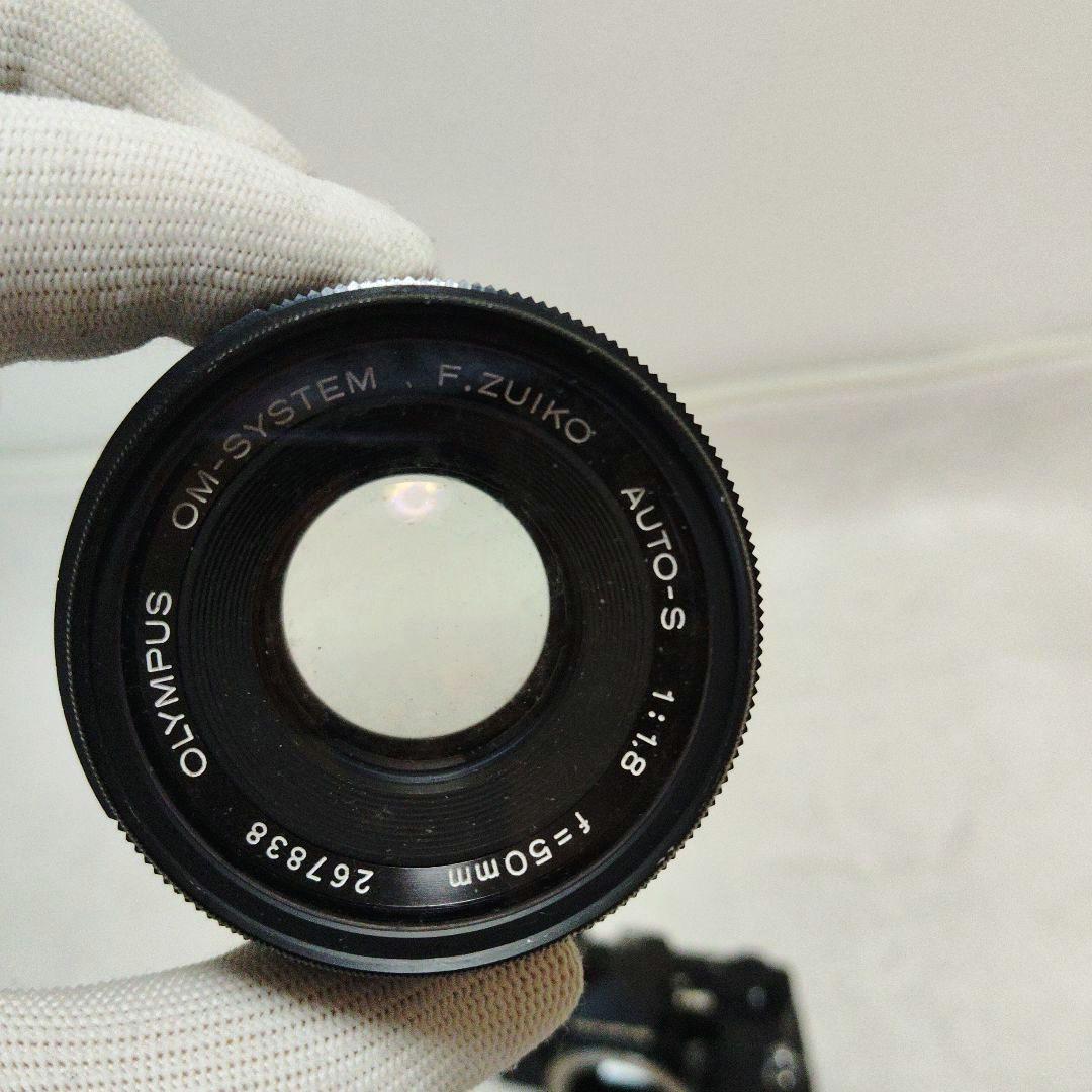 【美品】OLYMPUS OM-1 F.ZUIKO50mmf1.8露出OKケース付