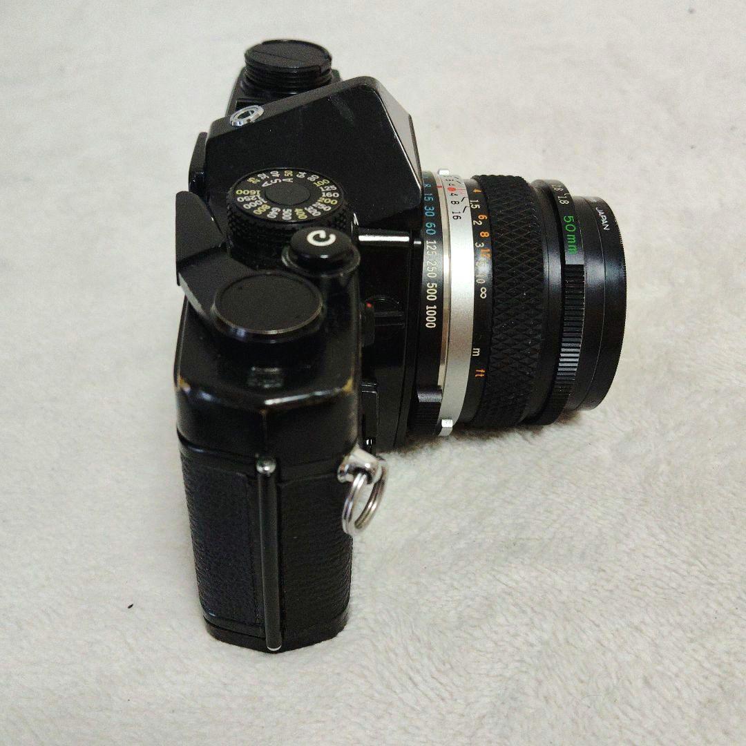【美品】OLYMPUS OM-1 F.ZUIKO50mmf1.8露出OKケース付
