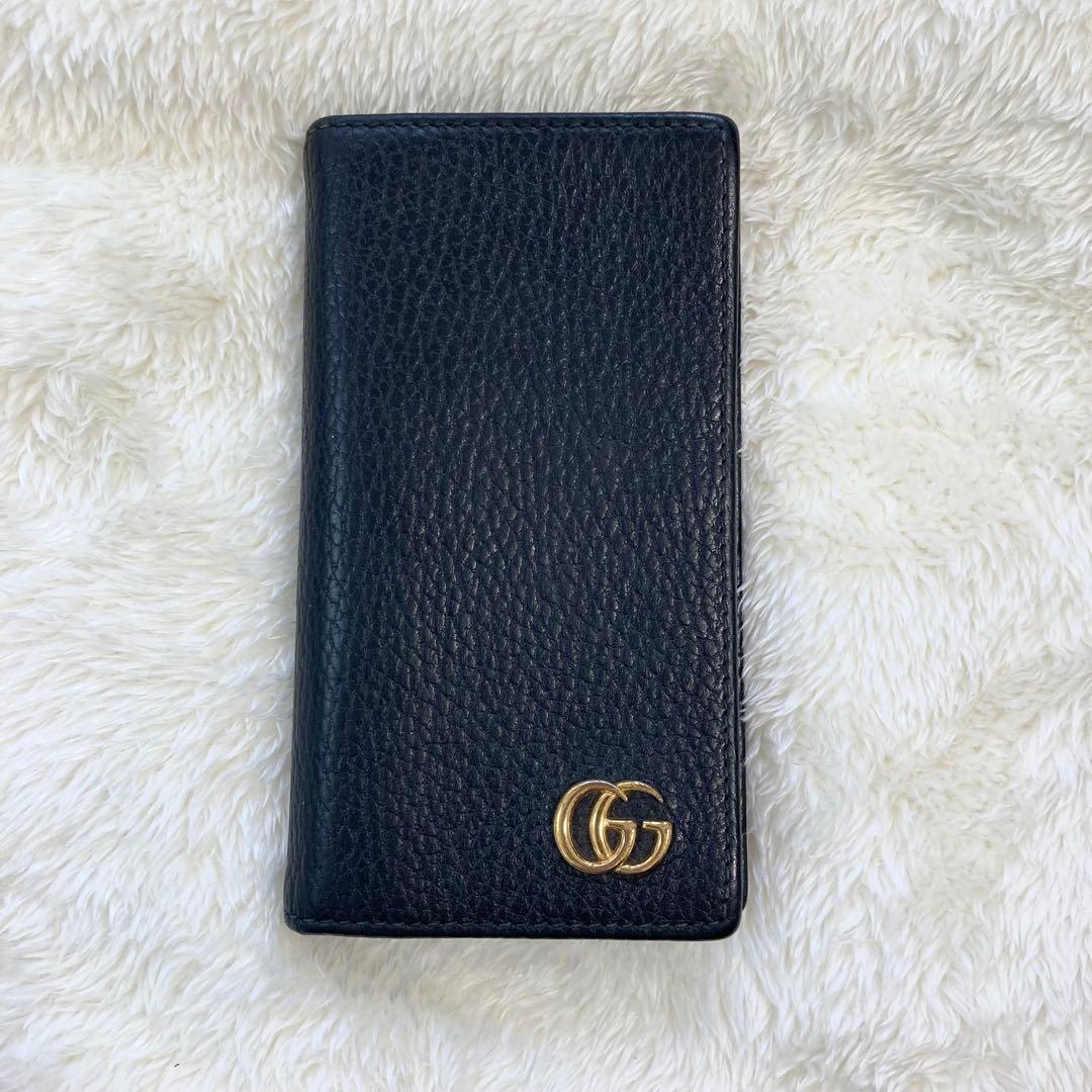 【極美品】GUCCI iPhoneケース SE2/SE3/7/8 GGマーモント