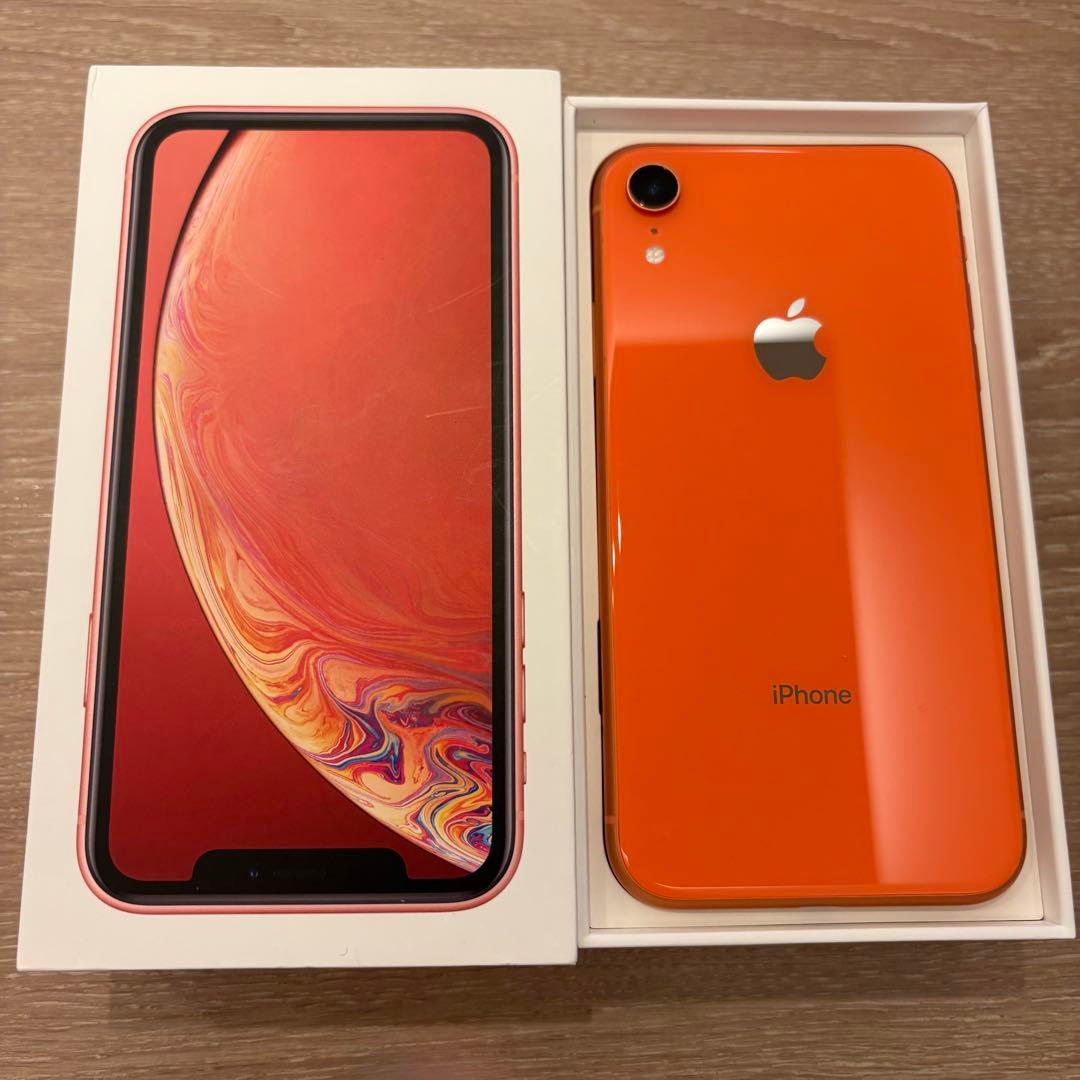 付属品完備★iPhone XR 64GB SIMフリー バッテリー84%