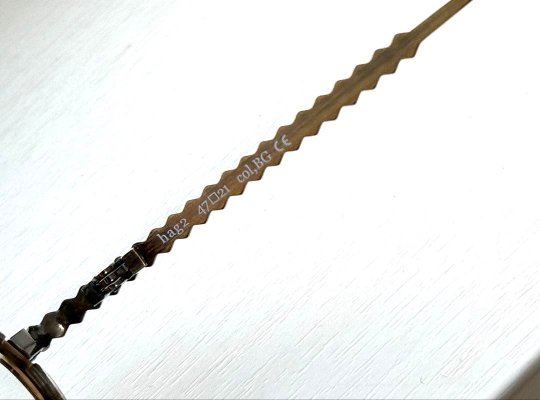 ★美品★AKITTO アキット hag2 度入メガネ 47◻︎21