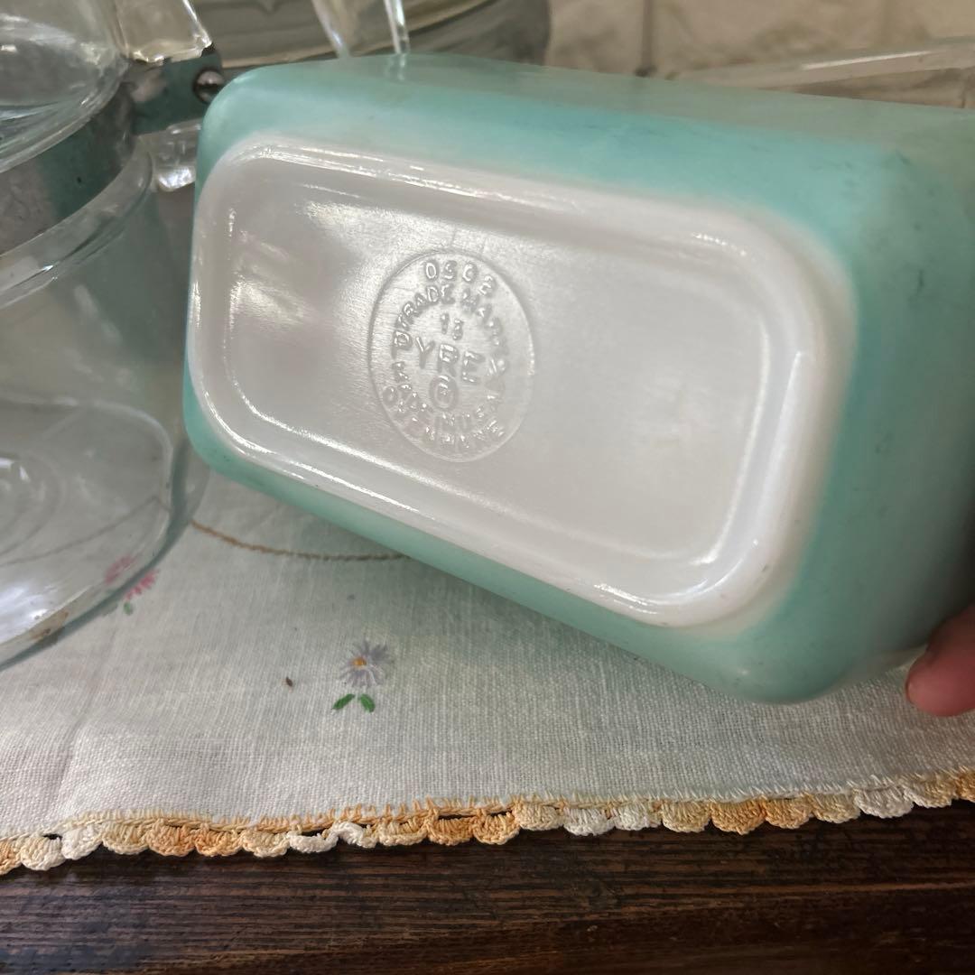 オールドパイレックス　片手鍋とリフセット