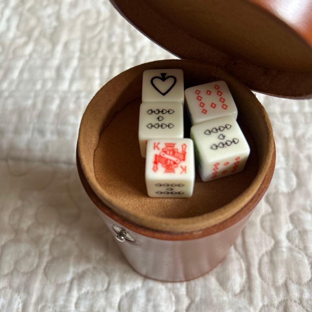 ヴィンテージ　希少　ポーカーダイス　セット