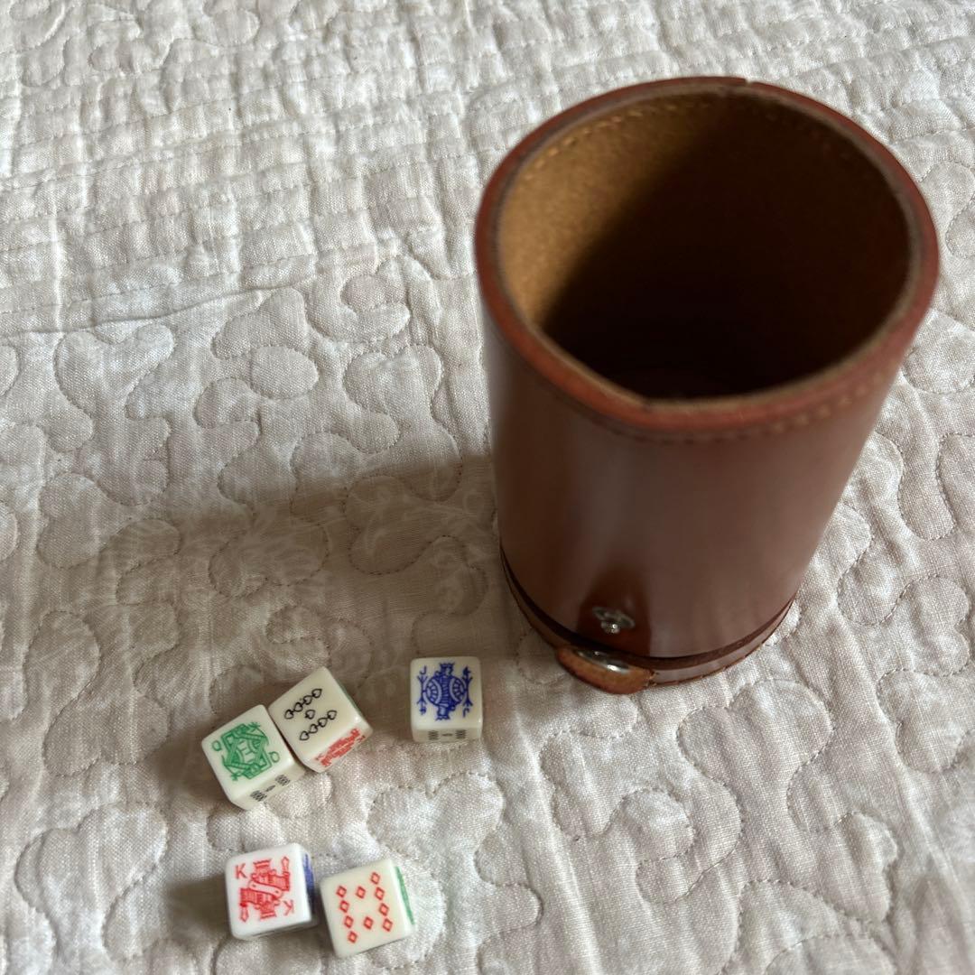 ヴィンテージ　希少　ポーカーダイス　セット