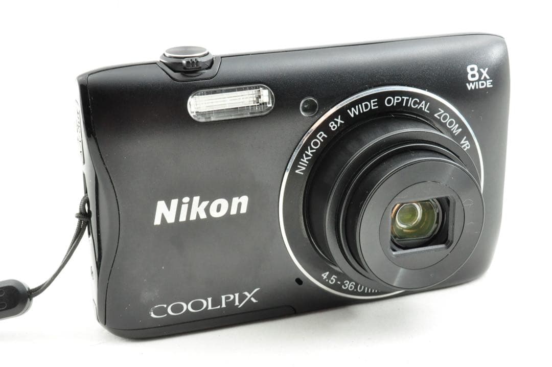 美品　NIKON COOLPIX S3700 ブラック　コンパクトデジタルカメラ