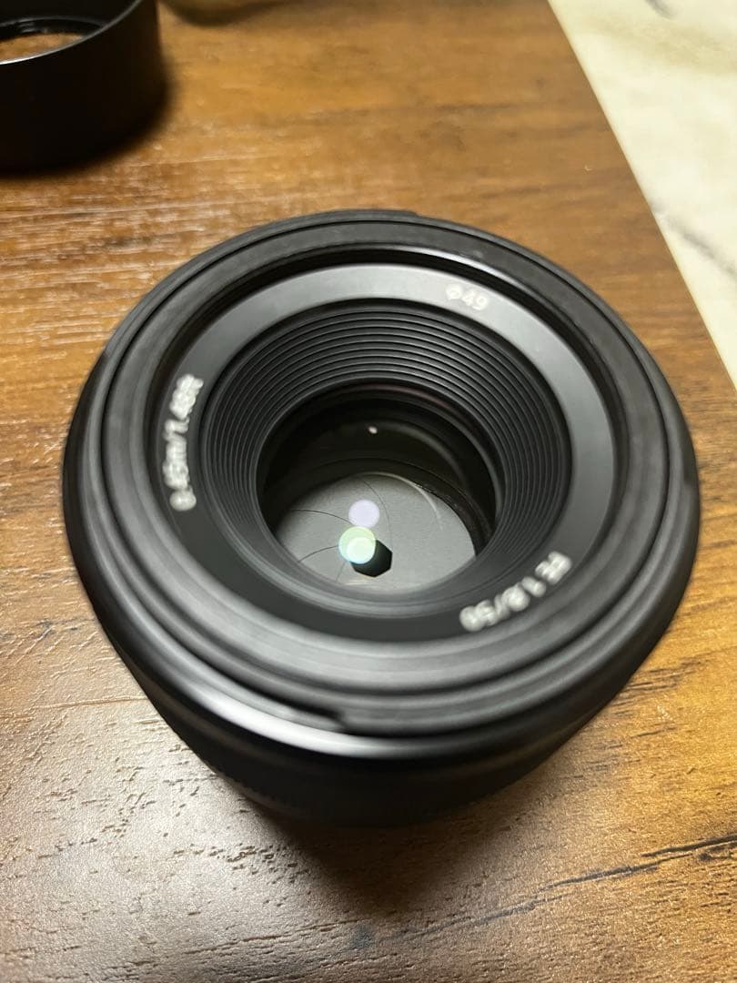 ほぼ未使用 人気の単焦点レンズ sel50f18f SONY 防湿庫管理