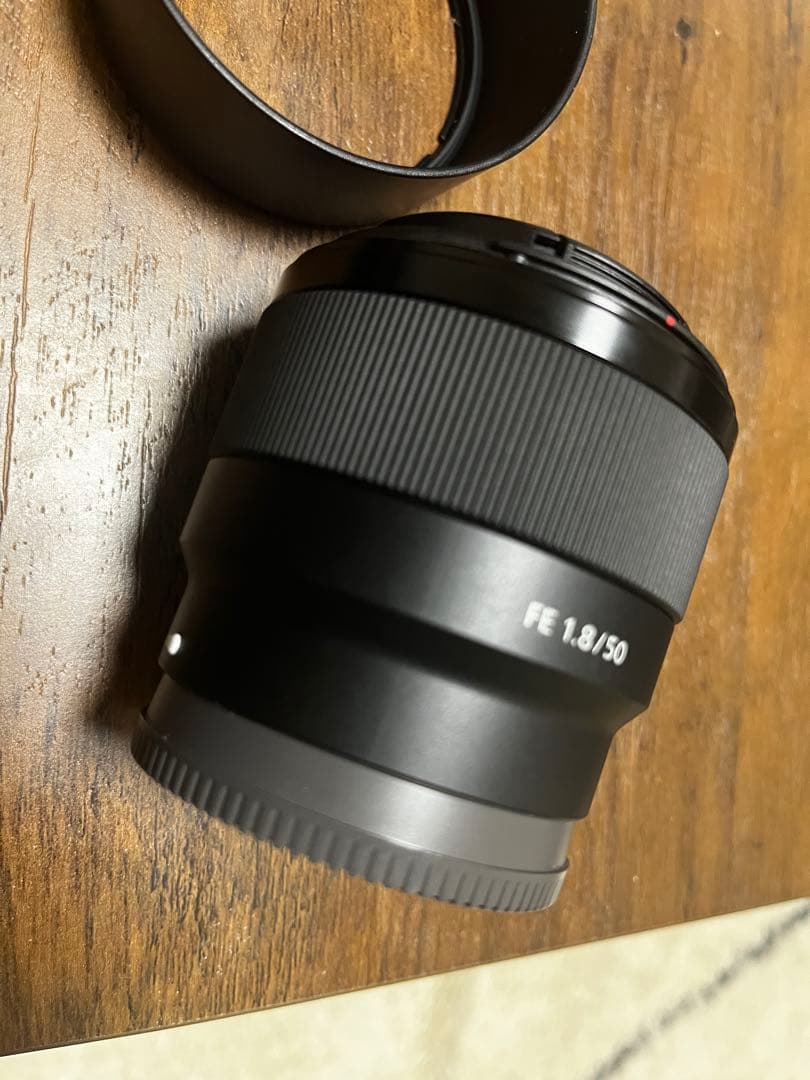 ほぼ未使用 人気の単焦点レンズ sel50f18f SONY 防湿庫管理