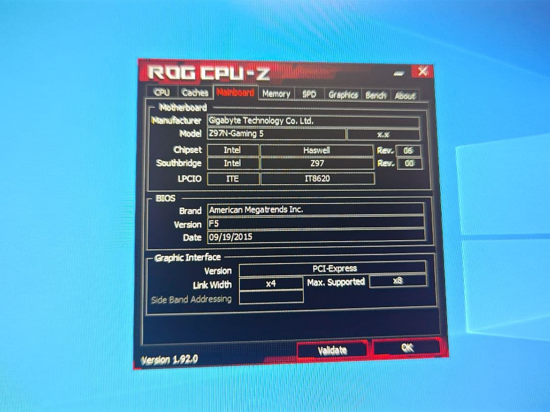 美品 GIGABYTE GA-Z97N-GAMING 5 最新BIOS更新済み