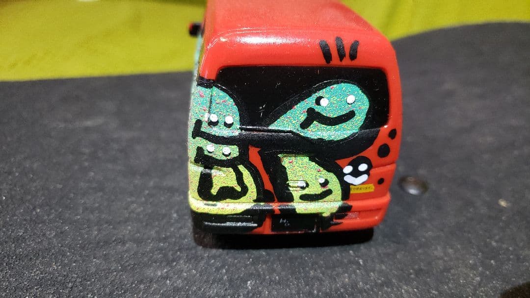 日本郵便 ミニバン グラフィティペイント ハンドメイド