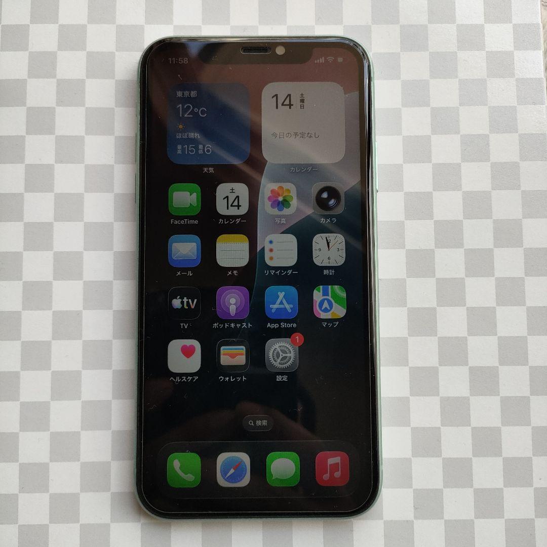 Apple iPhone 11 64Gミントグリーン