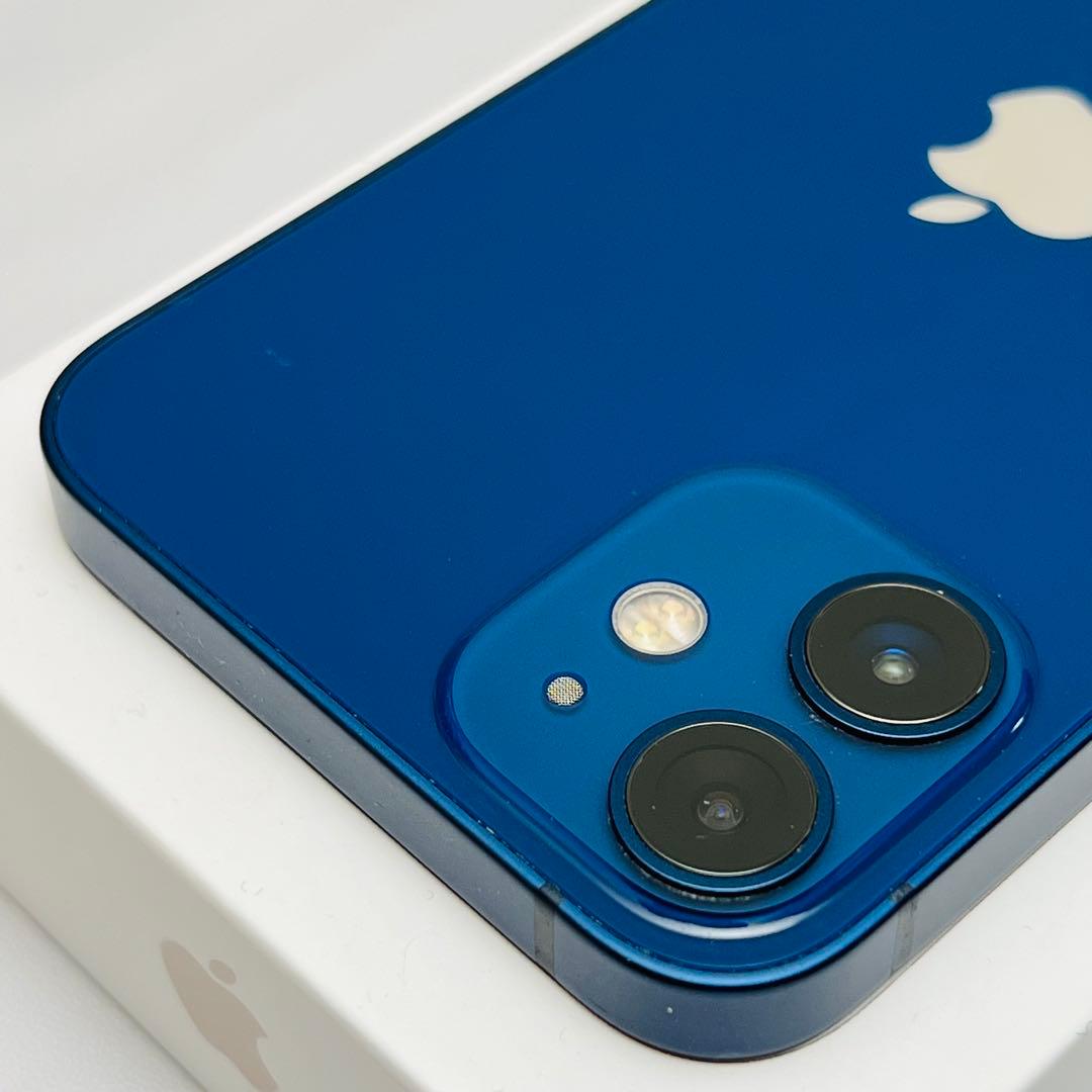 【良美品☆】iPhone12mini 本体 Blue 256GB SIMフリー