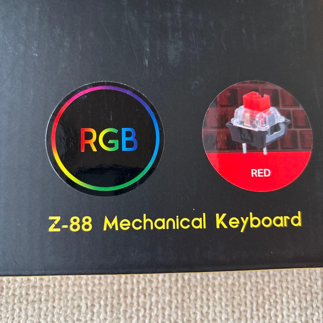 日本語配列e元素メカニカル式ゲーミングキーボードE-YOOSOZ-88赤軸未使用
