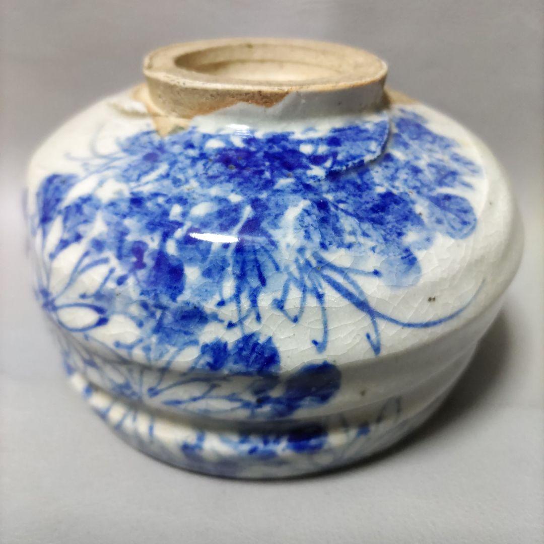 山本石荘画　抹茶茶碗