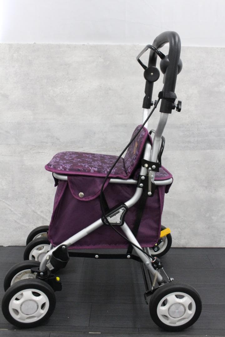 ▲良品 幸和製作所 TacaoF シルバーカー テイコブ 花柄 RUS04