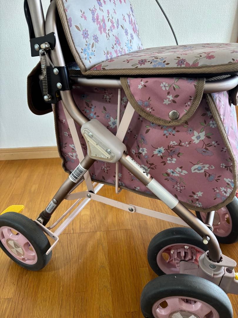 シルバーカー　幸和製作所　テイコブ　ピンク　花柄