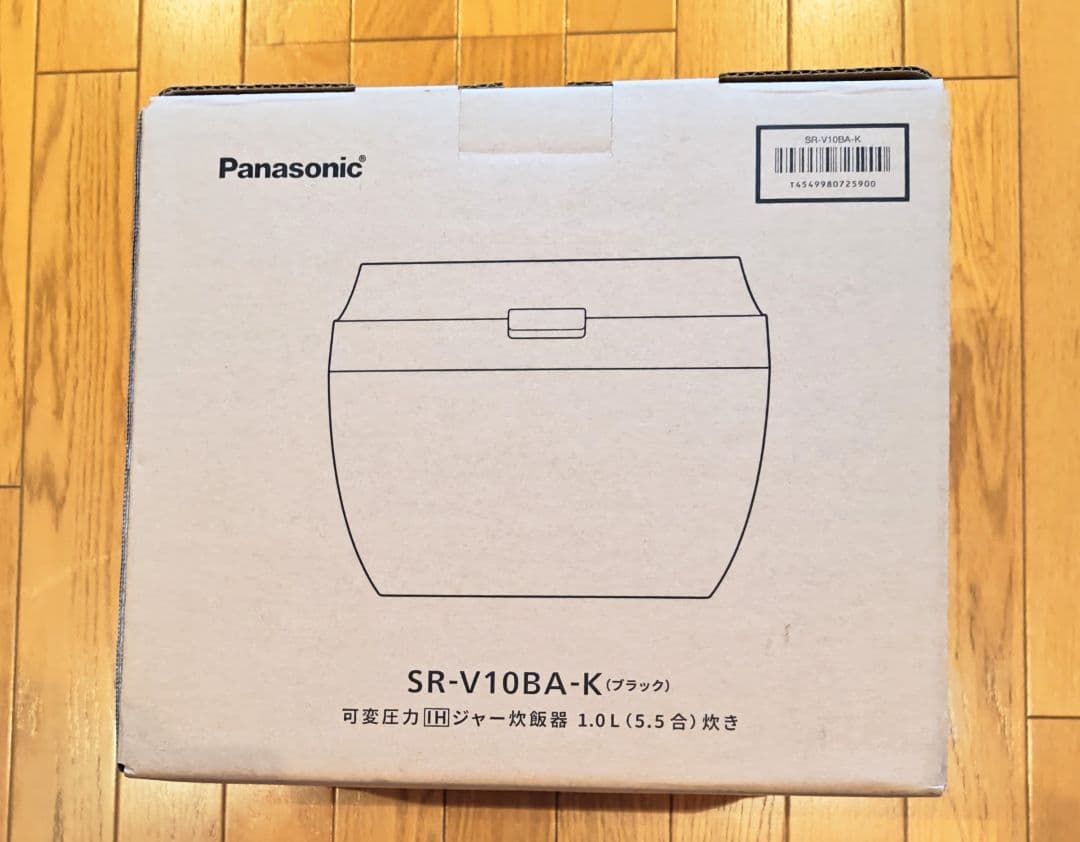 Panasonic ビストロ 炊飯器 SR-V10BA-K ブラック
