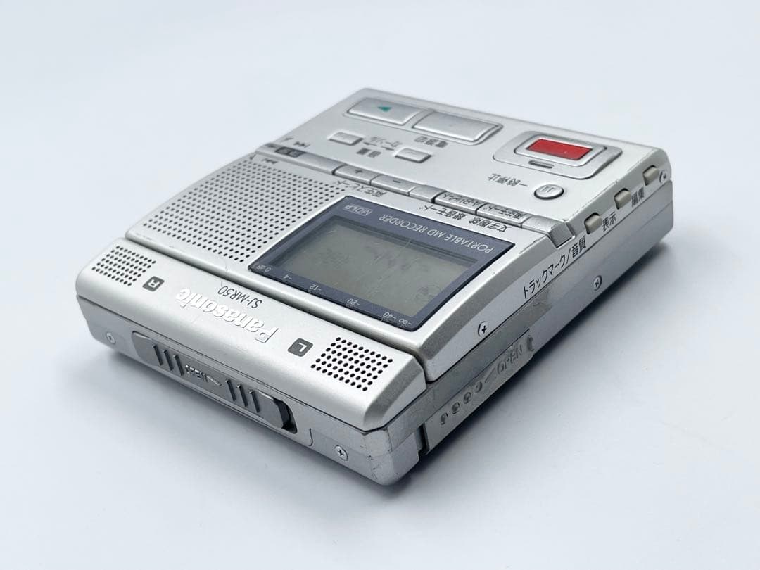ジャンク　Panasonic SJ-MR50 ポータブルMDレコーダー