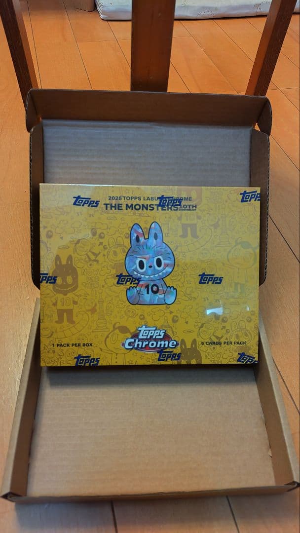 Topps Chrome Labubu ラブブ 1box 1箱 未開封 #5