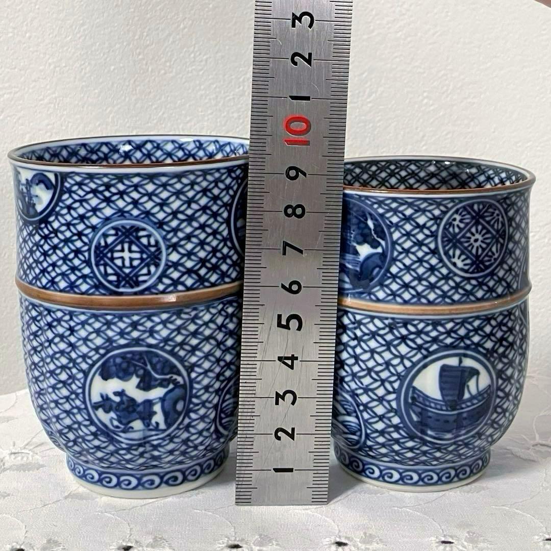 京焼 清水焼 七宝詰湯飲み 芳山窯