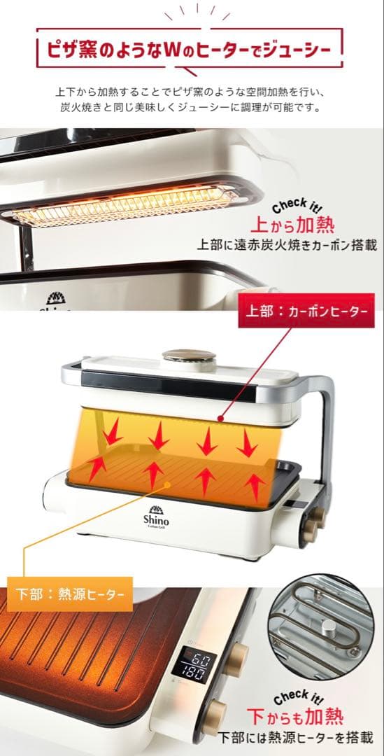 【11/8-15価格より3,000円off】 SHINOカーボングリル