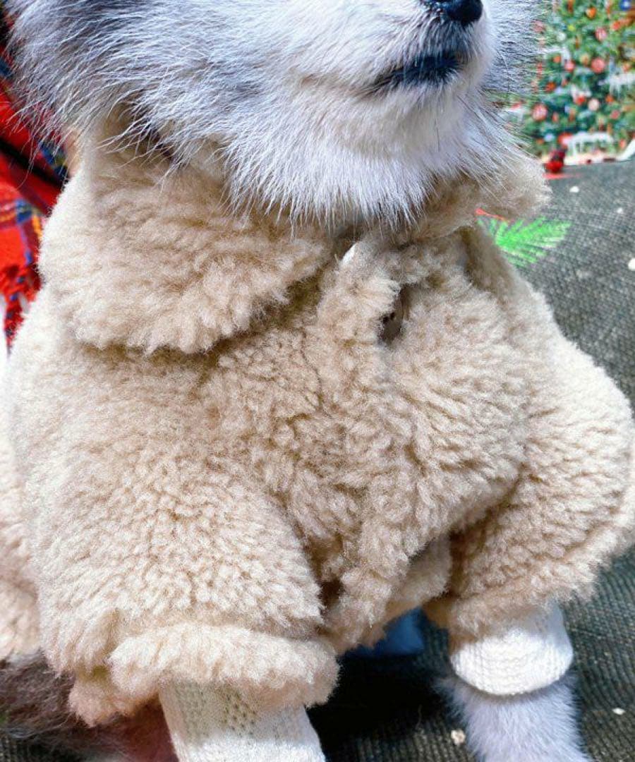 アズノゥアズ　犬服　もこもこアウター