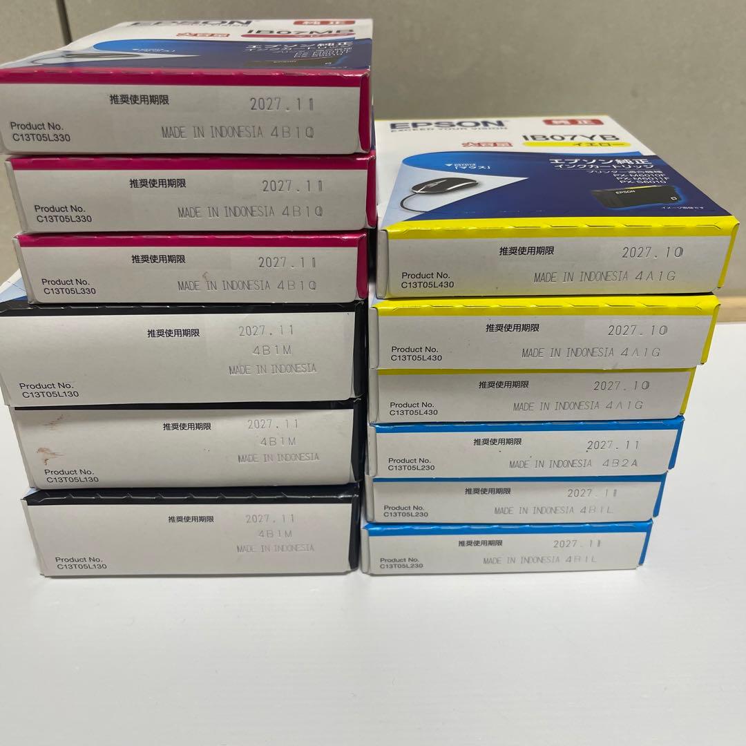 EPSON インクカートリッジ IB07シリーズ 4個セット