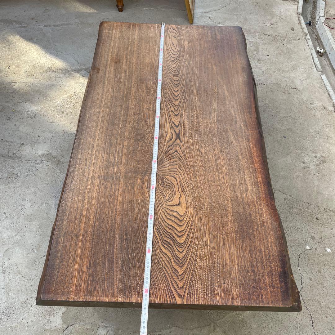 天然木 座卓 木の種類は不明です。 123cm x 67cm