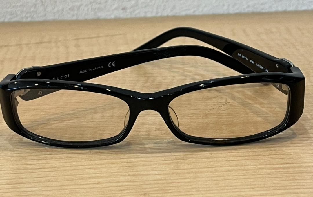 美品・日本製】GUCCI グッチ メガネフレーム GG-9071J 黒