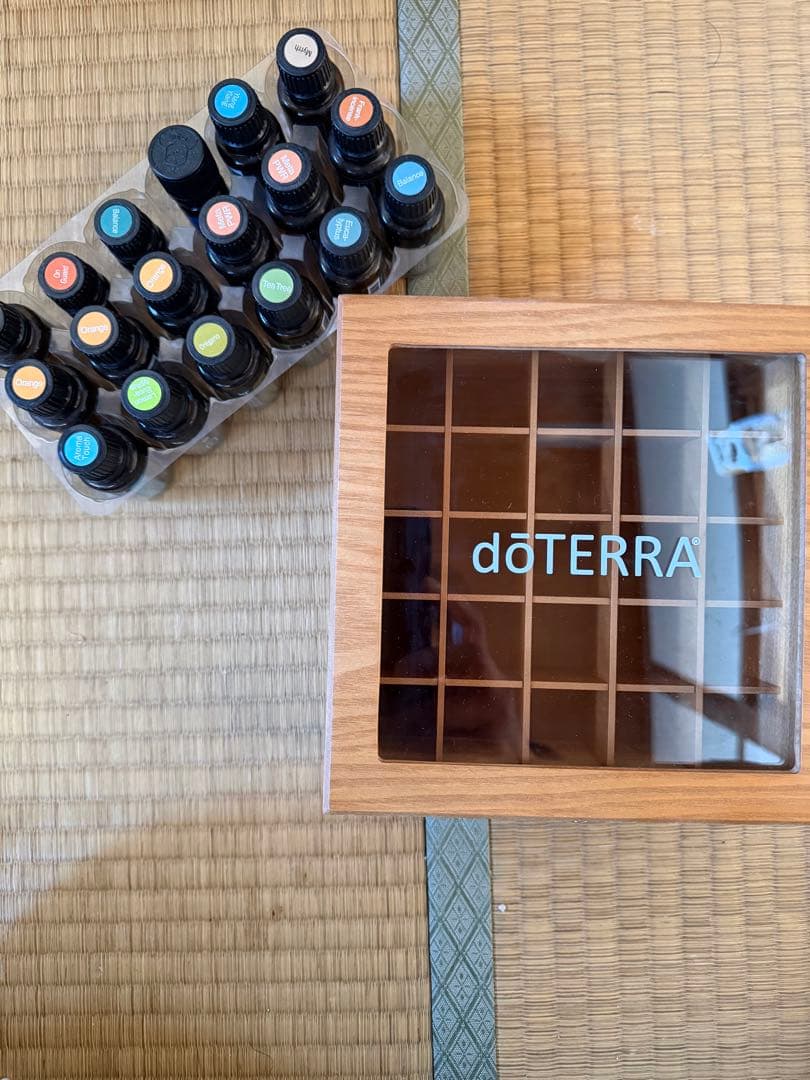 doTERRA エッセンシャルオイル 18本➕木箱セット