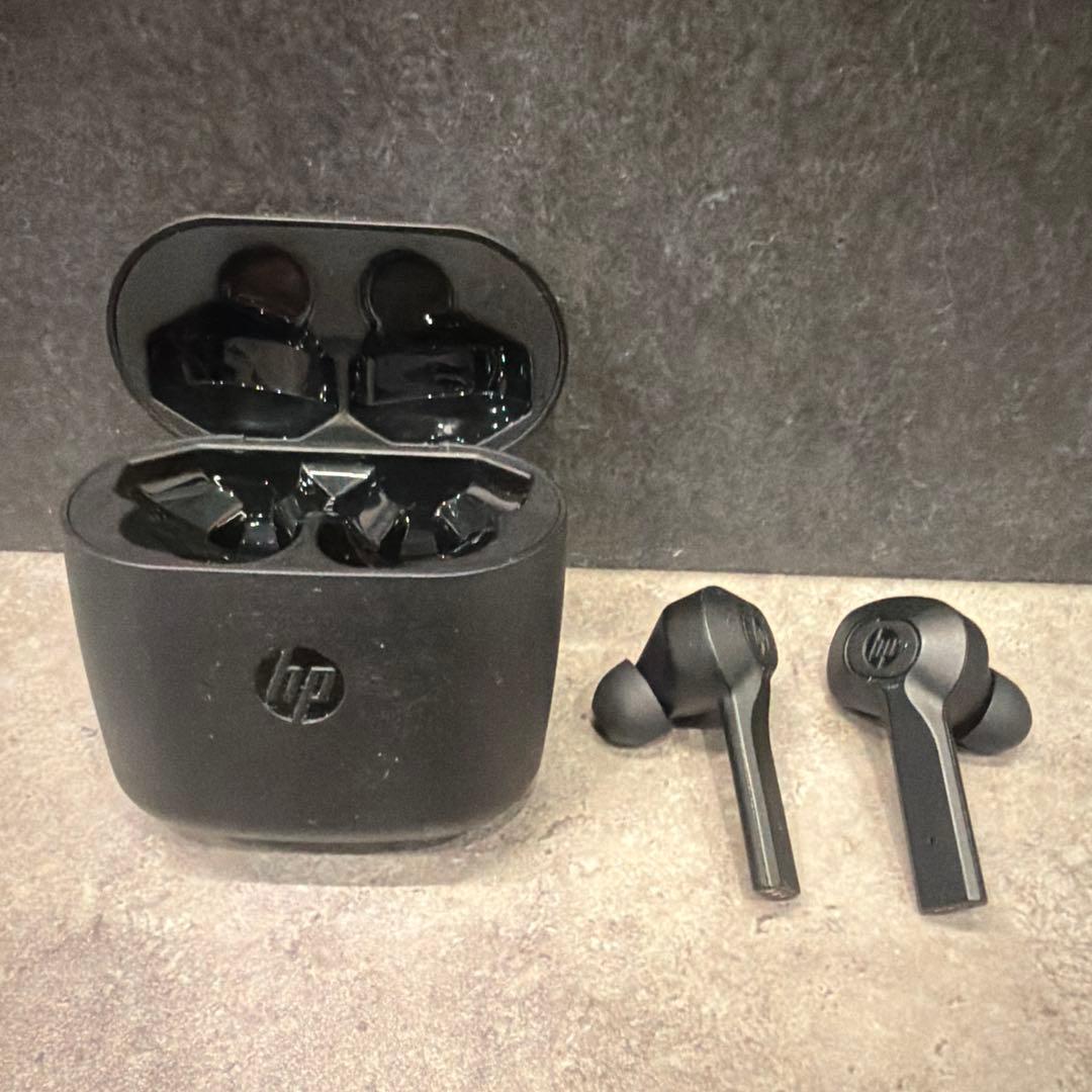 【美品】HP ワイヤレス Earbuds G2 イヤホン ブラック 黒 音楽