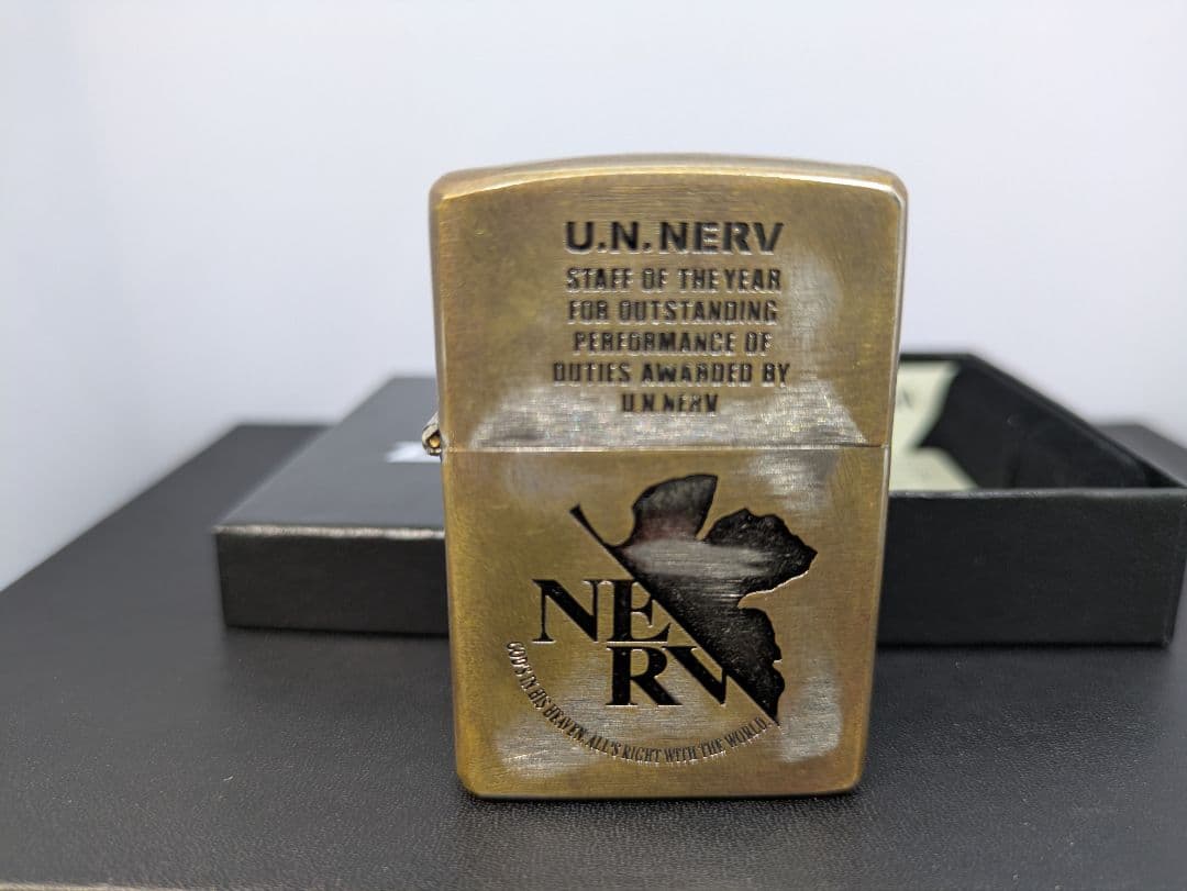 zi 131　エヴァンゲリオン　NERV　ダメージ仕様　ジッポー