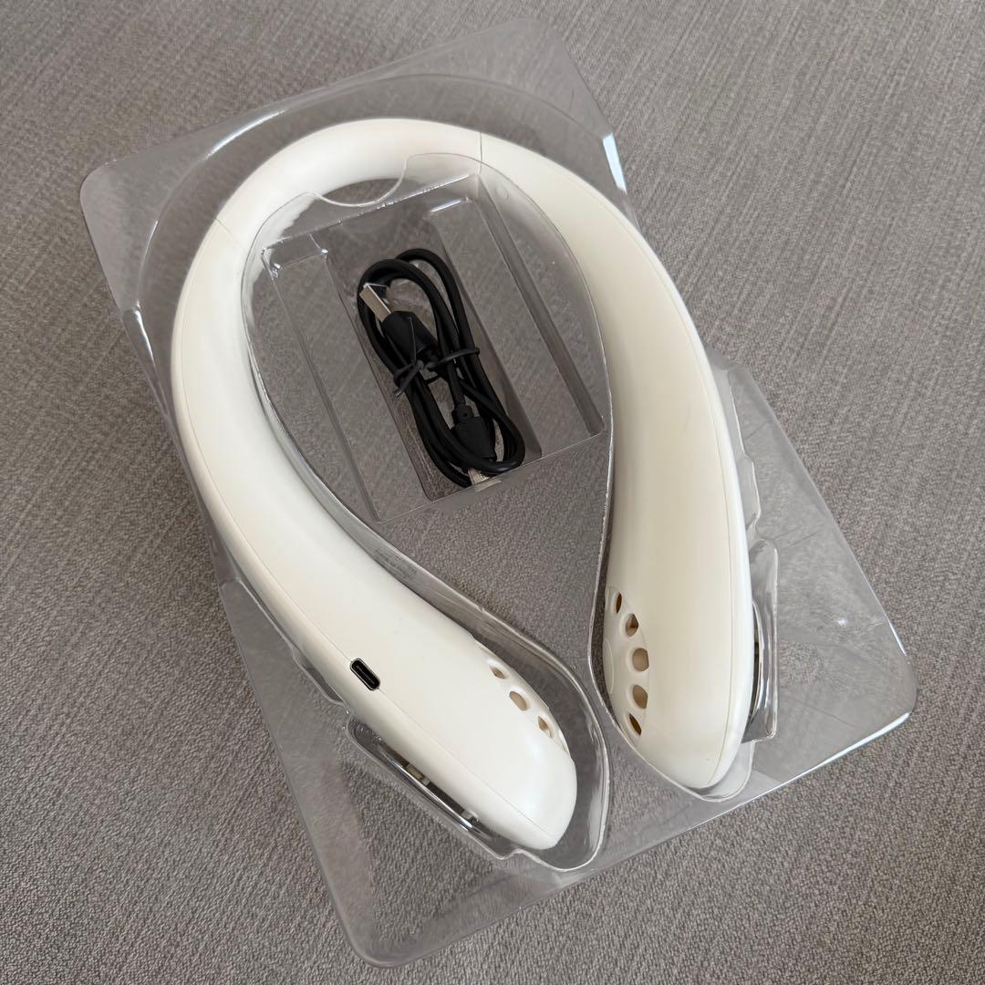 羽根なし ネッククーラー U型 携帯 熱中症対策 ハンズフリー 首掛け