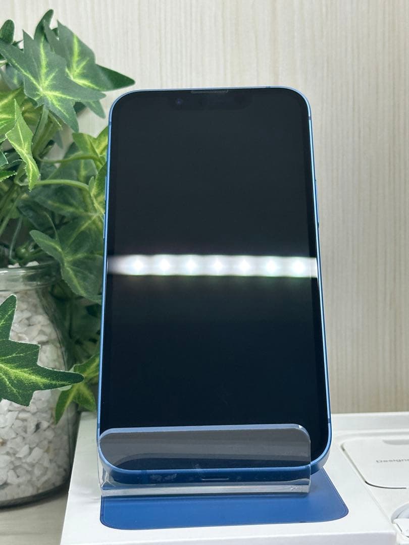 ✅⭐️超美品⭐️ iPhone 13 Mini 128GB ブルー✨100%